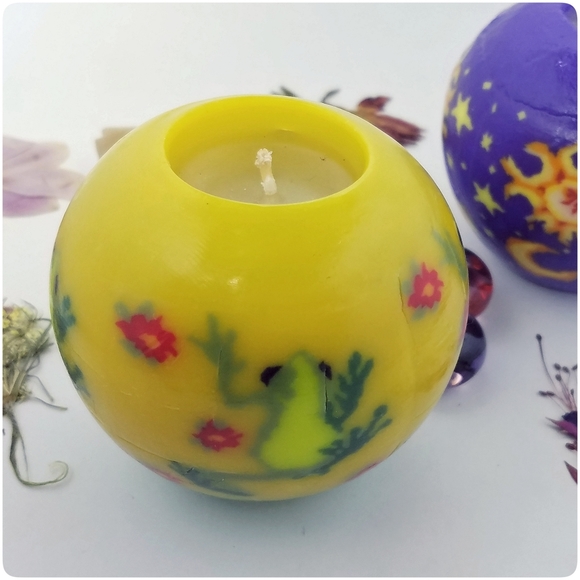 *SOLD*90's Vtg Magic Glow Candles set of 2 - Picture 3 of 7